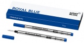 Montblanc стержень роллер 2х1 синий Refill Rollerbal Royal Blue F 124501