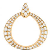 Украшение Подвеска из желтого золота 750 пробы с бриллиантами Omega DEWDROP P90BBA0200405