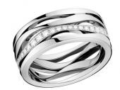 Украшение Кольцо из белого золота 750 пробы c бриллиантами LADYMATIC OMEGA R50BCA0500356