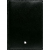 Montblanc Обложка для паспорта Meisterstuck, черная SALE20 35285