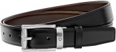 Ремень двусторонний черный/коричневый Montblanc  114427