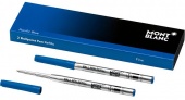 Montblanc стержень для шариковой ручки 2х1 синий Refill Ballpoint Pen Royal Blue F  124492