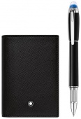 Набор файнлайнер и визитница Montblanc Sartorial 123753