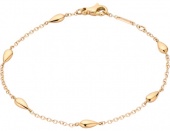 Украшение Браслет из желтого золота 750 пробы Omega DEWDROP 18 см B36BBA0200105