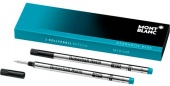 Montblanc Стержень роллер 2х1 бирюзовый Refill Rollerbal Barbados Blue М 106932