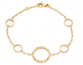 Украшение Браслет из желтого золота 750 пробы Omega CONSTELLATION 19 см B38BBA0100102