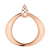 Украшение Подвеска из розового золота 750 пробы с бриллиантами Omega DEWDROP P90BGA0200305