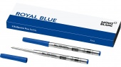 Montblanc стержень для шариковой ручки 2х1 синий Refill Ballpoint Pen Royal Blue F  128213
