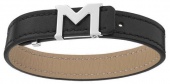 Montblanc Браслет Logo M черный 128407