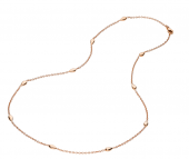 Украшение Колье из розового золота 750 пробы Omega DEWDROP N75BGA0200105