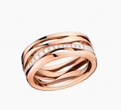 Украшение Кольцо из розового золота 750 пробы c бриллиантами LADYMATIC OMEGA R50BGA0500356