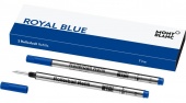 Montblanc Стержень роллер синий 2Х1 Royal Blue F 128232