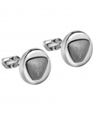 Украшение Запонки Omega STEEL CUFF LINK MOP SKY BLUE C607ST0700205