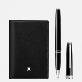 Набор ручка роллер и визитница Montblanc Meisterstück  128954