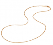 Украшение Цепочка из желтого золота 750 пробы Omega DEWDROP N73BBA0200105
