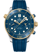 Наручные золотые часы Omega SEAMASTER DIVER 300M CO-AXIAL  21022445103001
