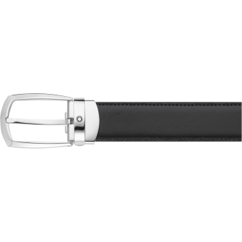 Ремень двусторонний черный/коричневый Montblanc  112960