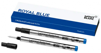 Montblanc стержень роллер 2х1 синий Refill Rollerball LeGrand Royal Blue M 128228