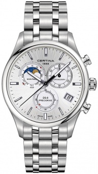 Наручные часы Certina Urban DS 8 Chronograph Moon Phase SS C0334501103100 C033.450.11.031.00