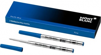 Montblanc стержень для шариковой ручки 2х1 синий Refill Ballpoint Pen Royal Blue F  124492