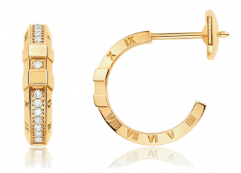 Украшение Серьги из белого золота 750 пробы c бриллиантами Omega CONSTELLATION E56BBA0100405