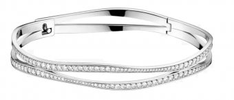 Украшение Браслет из белого золота 750 пробы с бриллиантами Omega LADYMATIC B604BC0100204