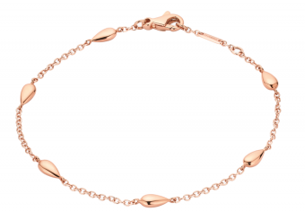 Украшение Браслет из розового золота 750 пробы Omega DEWDROP 18 см B36BGA0200105