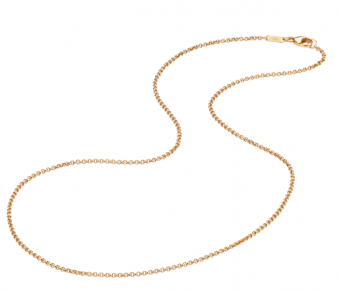 Украшение Цепочка из желтого золота 750 пробы Omega DEWDROP N73BBA0200105