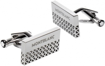Запонки Montblanc Graphic Steel Cuff Links 109783