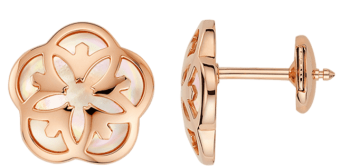 Украшение Серьги из розового золота 750 пробы c натуральным перламутром Omega FLOWER Omega FLOWER E60BGA0204005