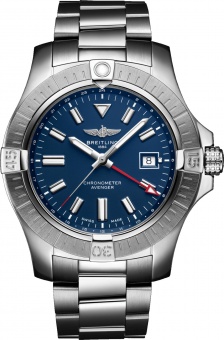 Наручные часы Breitling CHRONOMAT AVENGER GMT STEEL BLUE A32395101C1A1