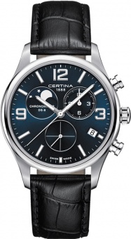 Наручные часы Certina Urban DS-8 Chronograph Moon Phase SS C0334601604700 C033.460.16.047.00
