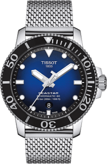 Наручные часы Tissot T-Sport Seastar 1000 Powermatic 80 SALE20 T1204071104102 T120.407.11.041.02