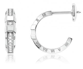 Украшение Серьги из белого золота 750 пробы c бриллиантами Omega CONSTELLATION E56BCA0100405