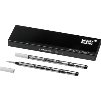 Montblanc стержень файнлайнер 2х1 черный Fineliner Refills Mystery Black B 105170