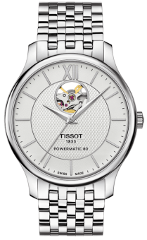 Наручные часы Tissot T-Classic Tradition Powermatic 80 Open Heart SALE50 T0639071103800 T063.907.11.038.00