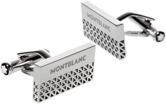 Montblanc Запонки стальные Graphic Steel Cuff Links 109783