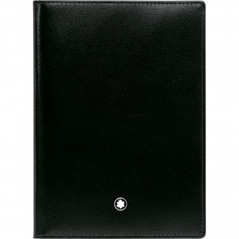 Montblanc Обложка для паспорта Meisterstuck, черная SALE20 35285