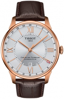 Наручные часы Tissot T-Classic Chemin Des Tourelles Powermatic 80 GMT T0994293603800 T099.429.36.038.00