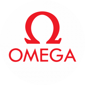 Украшение Серьги из белого золота 750 пробы Omega LADYMATIC  E46BCA0500104