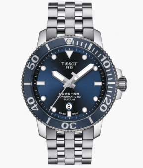 Наручные часы Tissot T-Sport Seastar 1000 Powermatic 80 T1204071104101 T120.407.11.041.01