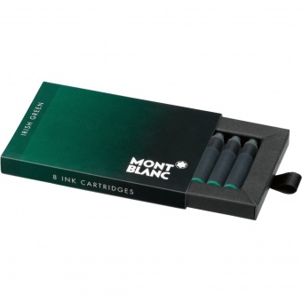 Montblanc Картридж с чернилами зелеными Irish Green в упаковке 8 штук 106274