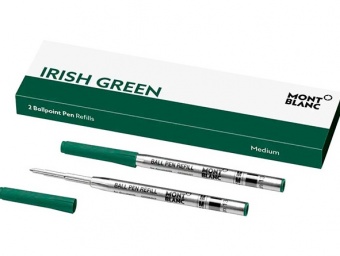 Montblanc стержень для шариковой ручки 2х1 зеленый Refill Ballpoint Pen IRISH GREEN М 128217
