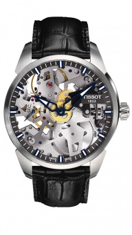 Наручные часы Tissot T-Classic T-Complication Squelette Mechanical SS T0704051641100 T070.405.16.411.00